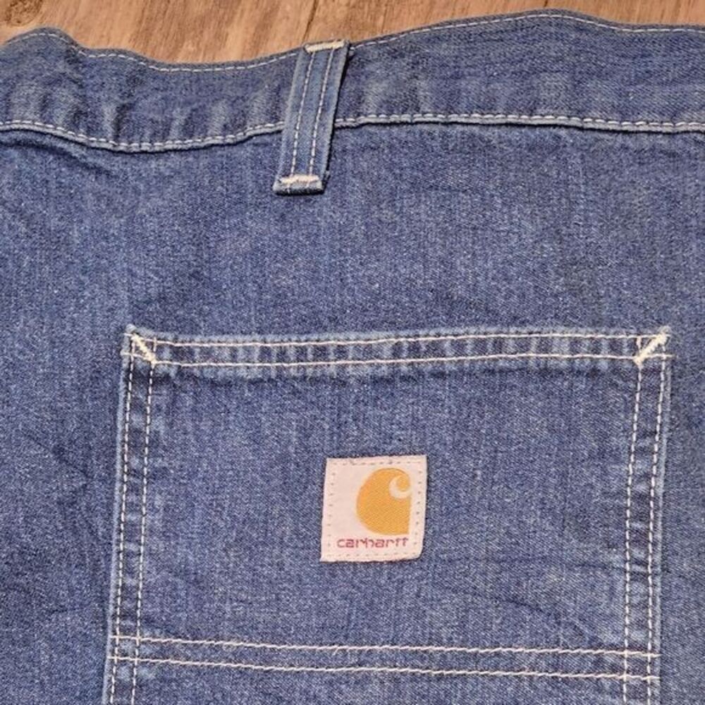 Carhartt‎ Dungaree Jeans (BIG & TALL) size 38/36 - Picture 2 of 4
